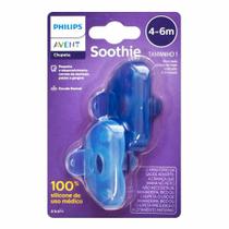 Chupeta Dupla Soothie Meninos 4 a 6 Meses Avent - Philips