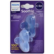 Chupeta Dupla Soothie Meninos 4 a 6 Meses Philips Avent