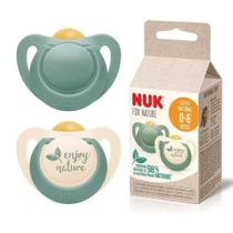 Chupeta For Nature Látex 0-6M Verde Nuk