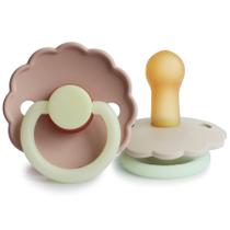Chupeta FRIGG Daisy Night Natural Rubber, pacote com 2 unidades Chupeta FRIGG Daisy Night Natural Rubber, pacote com 2 unidades