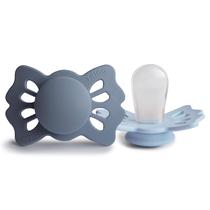Chupeta FRIGG Lucky SilkySoft de silicone sem BPA 0-6 meses