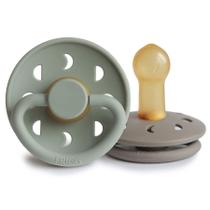 Chupeta FRIGG Moon Rubber sem BPA de 6 a 18 meses, pacote com 2