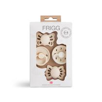 Chupeta FRIGG Primeiro Luar do Bebê 0-6 Meses Kit com 4 Unidades