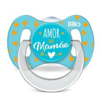 Chupeta Funny Lillo Amor Tamanho 1 Azul 0 A 6 Meses Silicone Chupeta Funny Lillo Amor Tamanho 1 Azul 0 A 6 Meses Silicone