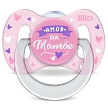 Chupeta Funny Lillo Amor Tamanho 1 Rosa 0 A 6 Meses Silicone