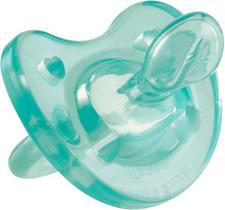 Chupeta Infantil Bebê Physio Soft de Silicone Verde para Crianças de 12 meses Chicco