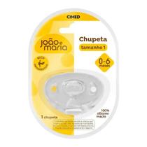 Chupeta João e Maria Ortodôntica de Silicone Tamanho 1 para Bebês Chupeta João e Maria Ortodôntica de Silicone Tamanho 1 para Bebês