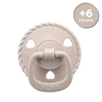 Chupeta Kuka Bico Redondo Recém Nascido Tam 2 +6 meses Azul Rosa Bege