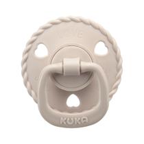 Chupeta Kuka Classic Tamanho 2 Bico Redondo Bege