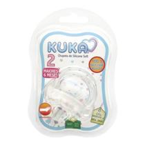 Chupeta Kuka De Silicone Soft Tamanho 2 mais de 6+ Neutra
