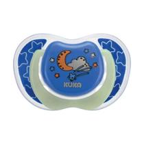 Chupeta Kuka Lumina Ortodôntica Tamanho 2 +6 meses Azul Chupeta Kuka Lumina Ortodôntica Tamanho 2 +6 meses Azul