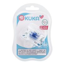 Chupeta Kuka Premium Color Ortodôntica Azul Tamanho 1 para Bebês Chupeta Kuka Premium Color Ortodôntica Azul Tamanho 1 para Bebês