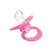 Chupeta Kuka Rosa Bico de Silicone Tamanho 2