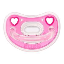 Chupeta Kuka Silicone Elegance Tamanho 2 Bico Ortodôntico Rosa