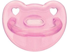Chupeta Kuka Silicone Rosa 0-6m Fase 1 Ortodontico 2702