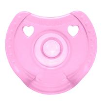 Chupeta Kuka Silicone Soft Comfort Tamanho 2 6+ Meses Rosa 1 Unidade