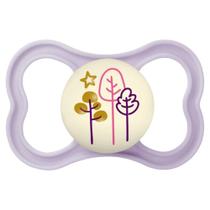 Chupeta lilás mam air night silicone +6 meses