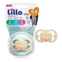 Chupeta Lillo Fase 1 Silicone Simetrico Little Friends Glow Neutra Chupeta Lillo Fase 1 Silicone Simetrico Little Friends Glow Neutra