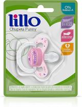 Chupeta Lillo Funny Amor Menina Tamanho 1 Rosa