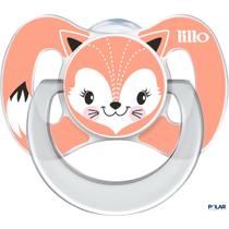 Chupeta Lillo Funny Animais Silicone Anatômico Raposa 0-6 Meses