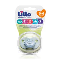 Chupeta Lillo Soft Calming Tamanho 1 (0-6 Meses) Azul