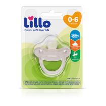 Chupeta Lillo Soft Divertida 100% Silicone Tamanho 2 Bico Anatômico 6+ Meses Neutra 1 Unidade Chupeta Lillo Soft Divertida 100% Silicone Tamanho 2 Bico Anatômico 6+ Meses Neutra 1 Unidade