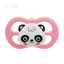 Chupeta Little Friends Glow Simétrica 6+ Bico de Silicone Lillo Rosa