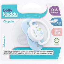 Chupeta Lolly Fase 1 Zoo Bona Silicone Redondo Azul Chupeta Lolly Fase 1 Zoo Bona Silicone Redondo Azul