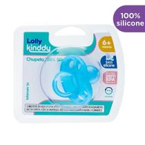 Chupeta Lolly Fase 2 100% Silicone Ortodôntica Azul Chupeta Lolly Fase 2 100% Silicone Ortodôntica Azul