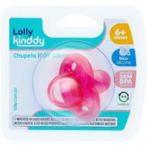 Chupeta Lolly Fase 2 100% Silicone Ortodôntica Rosa Chupeta Lolly Fase 2 100% Silicone Ortodôntica Rosa
