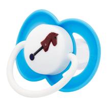 Chupeta Lolly Fase 2 Joy Silicone Redondo Azul