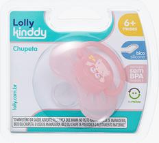 Chupeta Lolly Fase 2 Oceano Silicone Ortodôntica Rosa