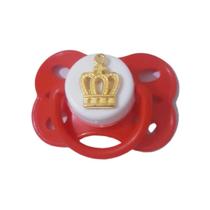 Chupeta Magnética Bebê Reborn - Vermelha (Enfeite Aleatório)