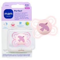 Chupeta Mam Bico Perfect 0-6 Meses Embalagem Unitária Menino Menina Recém Nascido MAM Cor:Menina 2 Chupeta Mam Bico Perfect 0-6 Meses Embalagem Unitária Menino Menina Recém Nascido MAM Cor:Menina 2