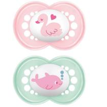 Chupeta Mam Original 6+ Meses Embalagem Dupla Menina Chupeta Mam Original 6+ Meses Embalagem Dupla Menina
