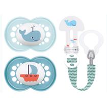 Chupeta Mam Original 6+ Meses + Prendedor Clip It CH24321