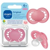 Chupeta Mam Original 6m+ Meses Bico Em Silicone Skinoft Menino Menina Trends Luxo - Baby MAM