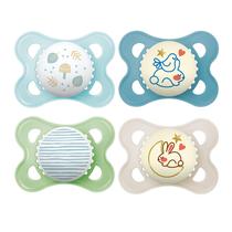 Chupeta MAM Original Day & Night, 0-6 meses, silicone, pacote com 4 Chupeta MAM Original Day & Night, 0-6 meses, silicone, pacote com 4