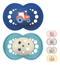 Chupeta Mam Original Day & Night Dupla 16m+ Brilha No Escuro Chupeta Mam Original Day & Night Dupla 16m+ Brilha No Escuro