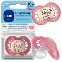 Chupeta Mam Original Night 16+ Brilha Escuro Menino Menina Baby Mam Cor:Menina
