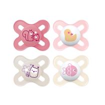 Chupeta MAM Original Start, 0-3 meses, silicone, pacote com 4
