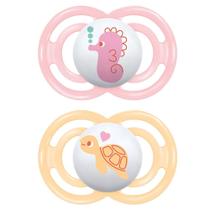 Chupeta Mam Perfect Dupla 6+m Rosa CH70322 Chupeta Mam Perfect Dupla 6+m Rosa CH70322