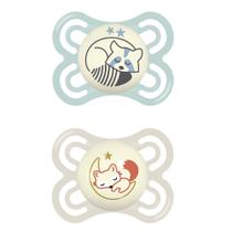 Chupeta MAM Perfect Night 0 a 6 Meses Azul - Mam Baby