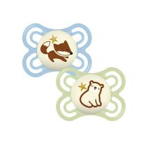 Chupeta Mam Perfect Night Dupla 0-6m Azul CH71221