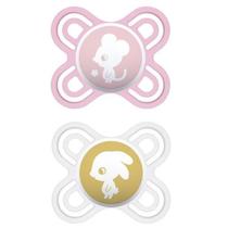 Chupeta Mam Perfect Start 0 a 2M Embalagem Dupla Rosa