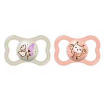 Chupeta Mam Rosa 18 Meses Embagalem Dupla - Mam Baby