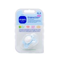 Chupeta MAM Start 0-2m Cor Azul RN Bebê Pipo