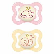 Chupeta Mam Supreme Night 0-6 Meses Embalagem Dupla CH91222
