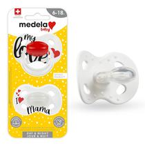 Chupeta Medela Day Night Glow 6-18 Meses, Kit com 2 Chupeta Medela Day Night Glow 6-18 Meses, Kit com 2
