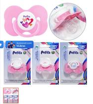 Chupeta N.02 com Bico de Silicone Ortodôntico 0 A 6 Meses Rosa Chupeta N.02 com Bico de Silicone Ortodôntico 0 A 6 Meses Rosa
